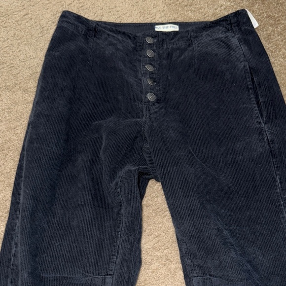 NWT Free People Osaka Black Corduroy Pants. Size 30 - Picture 7 of 9